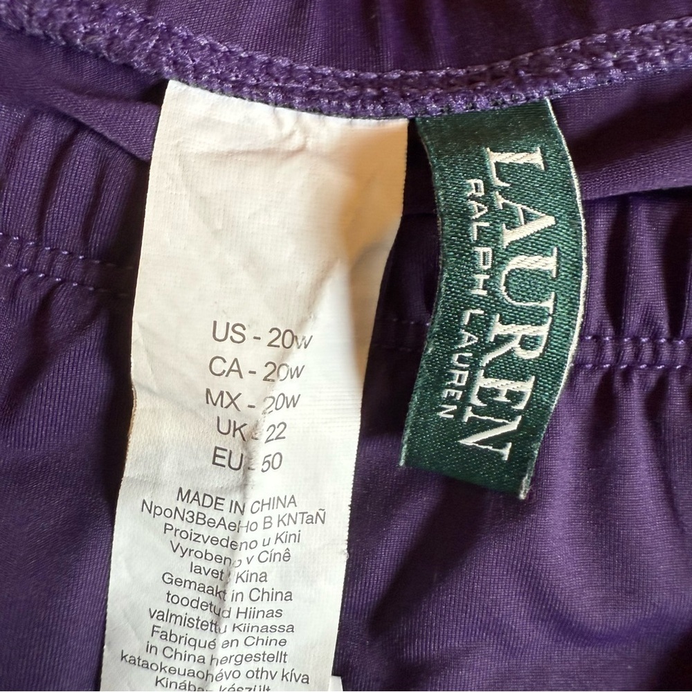 Ralph Lauren Blue Skater Ruched Bikini bottom - Picture 4 of 4